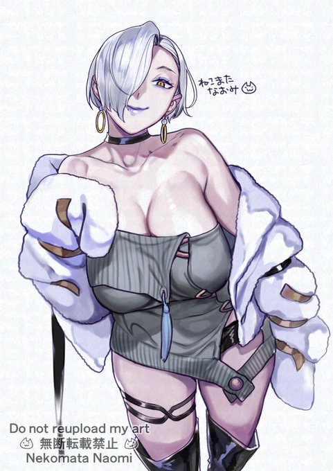 個人的な趣味で描いたショートカットおみぃさん 