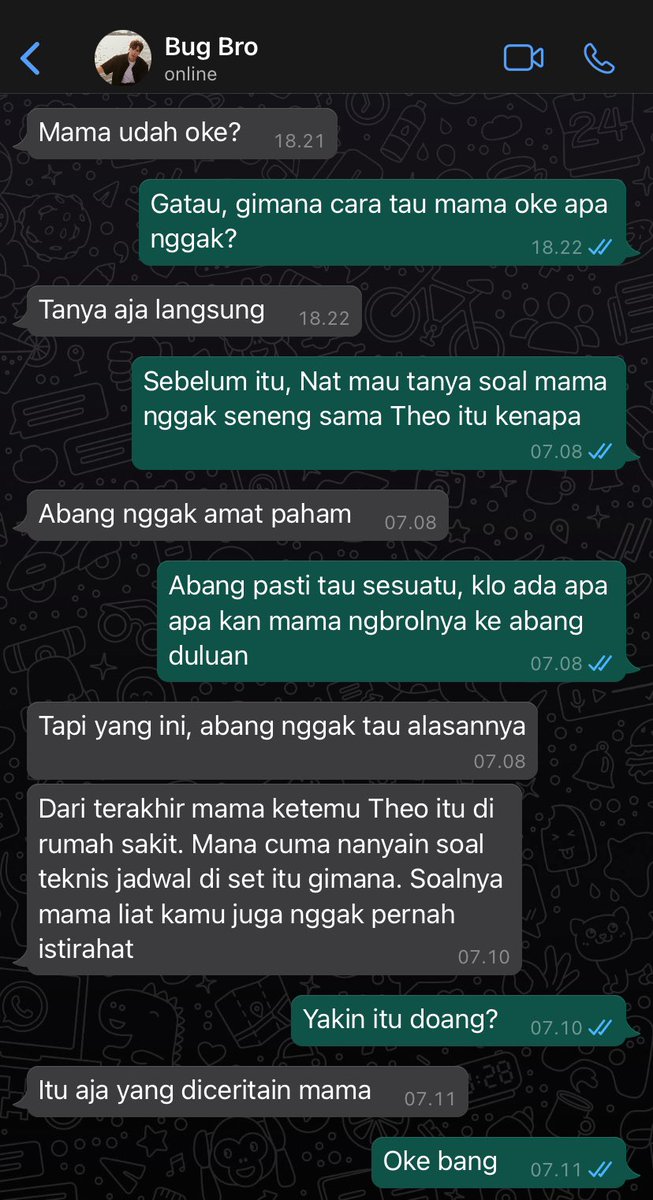 28. Abangnya juga nanya