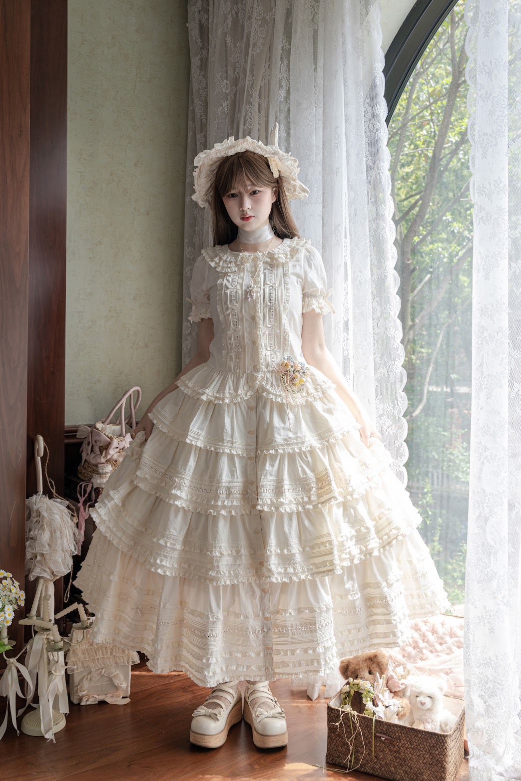 tiaraです Tiara パンツ ハイウエストテーパードパンツ レディース
