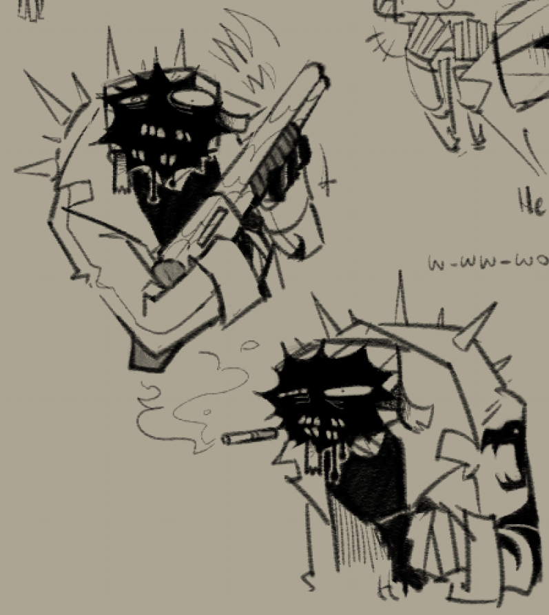 Buckshot roulette ocs again, hi friends