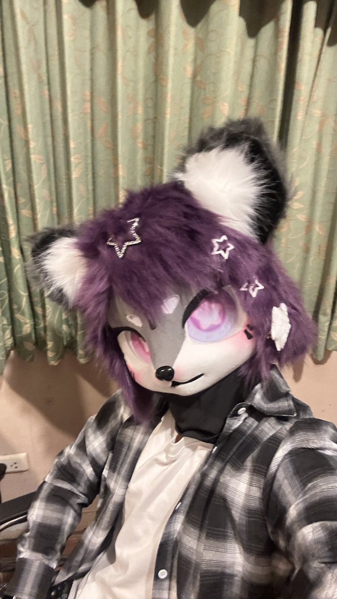 FurTkm's tweet photo. Finally have my own Fursuit of my fursona now :3 💜💜✨

Big thanks to Ranikel shop 💜💖 https://t.co/ViV6HWc3Ix