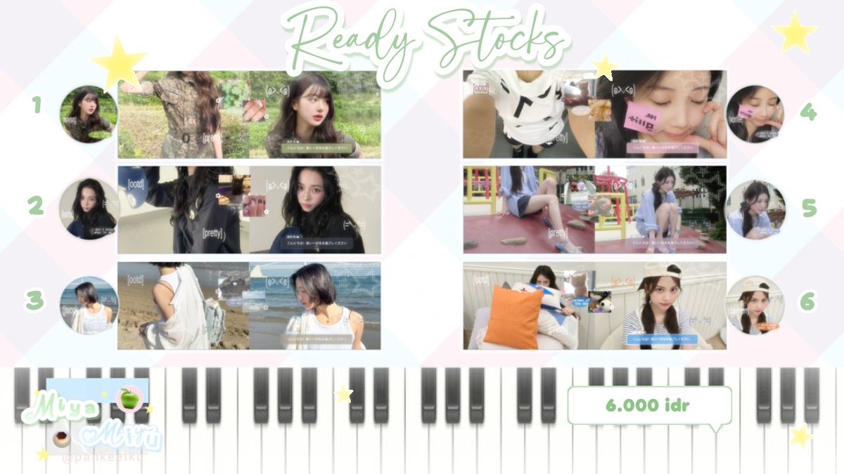 pankeeiku's tweet image. ⠀⠀
( help rt n like? tencyaa! )

henlo__o cemuanya! 🐰 kita ada 6 layout ready stock ☆☆ 🎹 x3 bisa teman—cimun jemput cekarang !  📔🪽  &amp;lt; cek alt  &amp;amp;  avail qris iaa &amp;gt;

♡ .   #zonauang #zonajajan 
⠀⠀