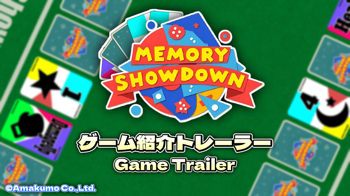MryShowdown_jp's tweet photo. 【🎥ゲーム紹介トレーラー公開📷】
 開発会社「天雲」の公式YouTubeチャンネルにて、ゲーム紹介トレーラーが公開されました！

下記のURLからチェック！📷
https://t.co/FN9G6SRdwk

#メモリーショーダウン #Steam #インディーゲーム #game #trailer https://t.co/Vn490cYKYc