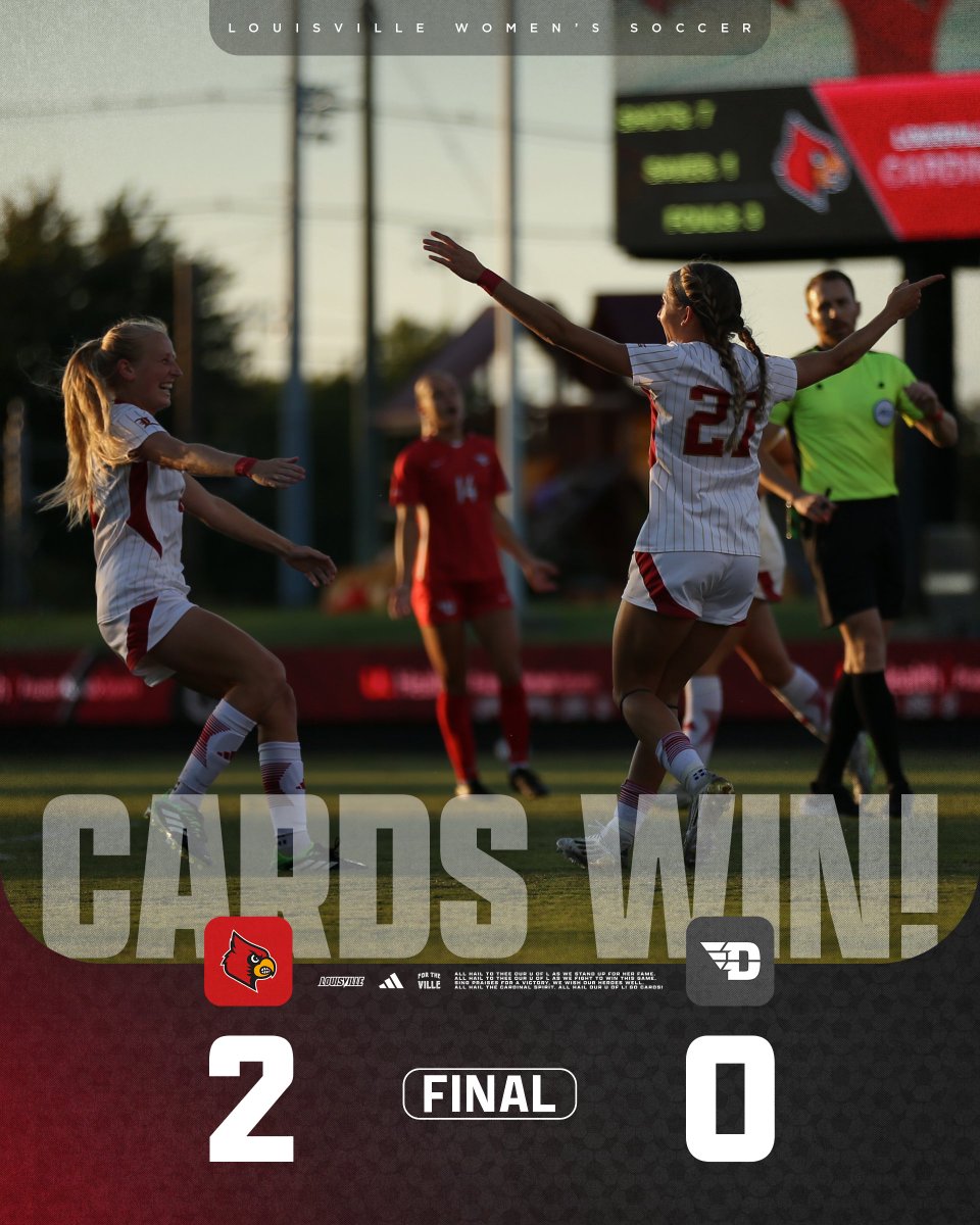 LouisvilleWSOC's tweet photo. FINAL

Cards win their 6th in a row‼️

#GoCards https://t.co/UgJkOcmP2H