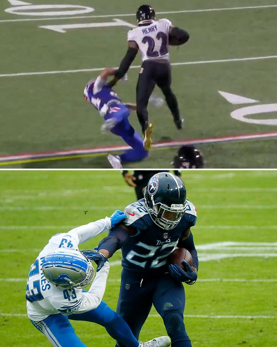 OOSSports's tweet photo. Derrick Henry 🦾 🐦‍⬛ #NFL #RavensFlock #OutMyWay https://t.co/XmtQ2NozOs