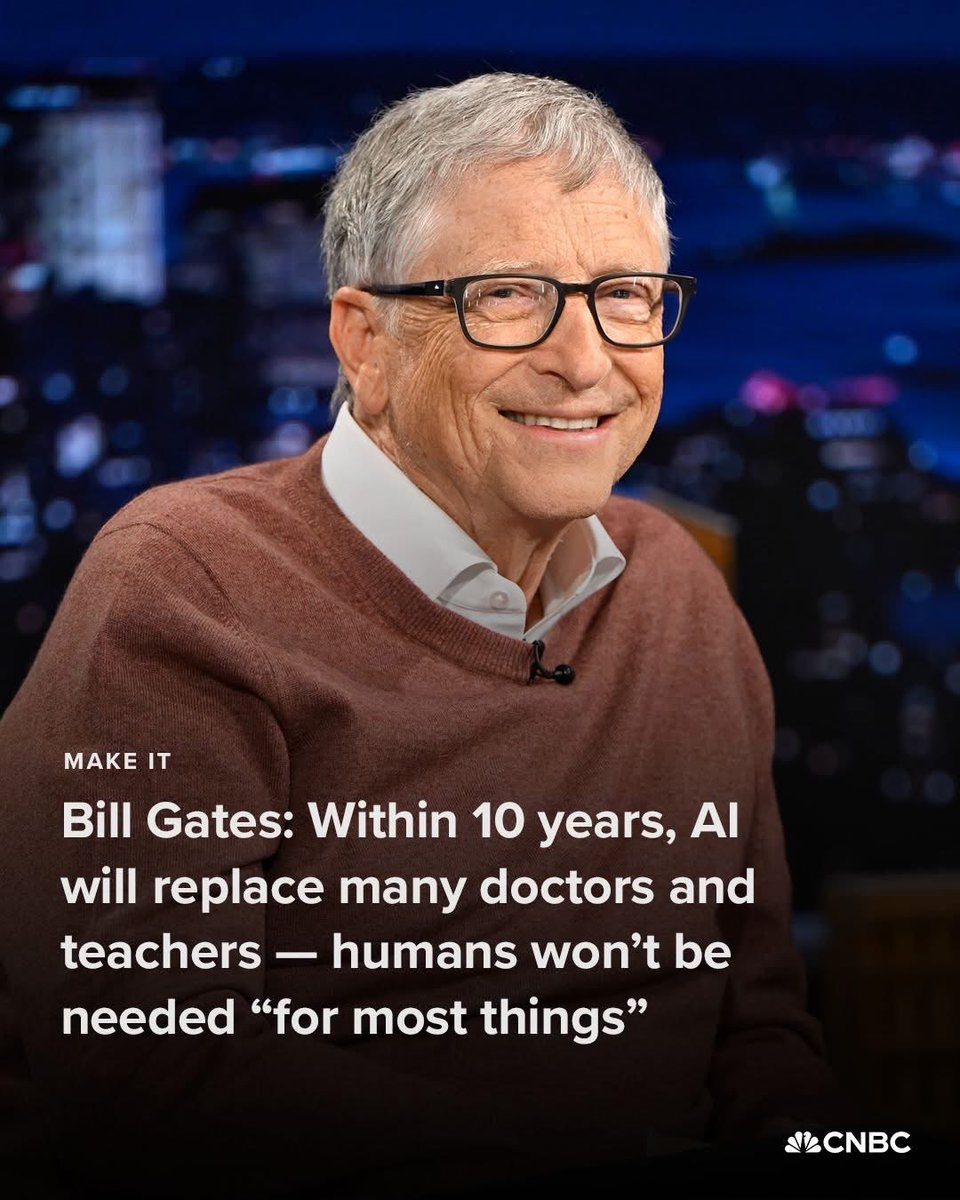 Joshua Reid | Redpills.tv (@realjoshuareid) on Twitter photo “Humans won’t be needed” – Bill Gates
As if the very purpose of human existence is to serve an elite order. That’s the mindset of an atheist who reduces humanity to a hierarchy of utility—nothing more than needs and wants in a system.
Viewed through that lens, the so-called “Humans won’t be needed” – Bill Gates
As if the very purpose of human existence is to serve an elite order. That’s the mindset of an atheist who reduces humanity to a hierarchy of utility—nothing more than needs and wants in a system.
Viewed through that lens, the so-called