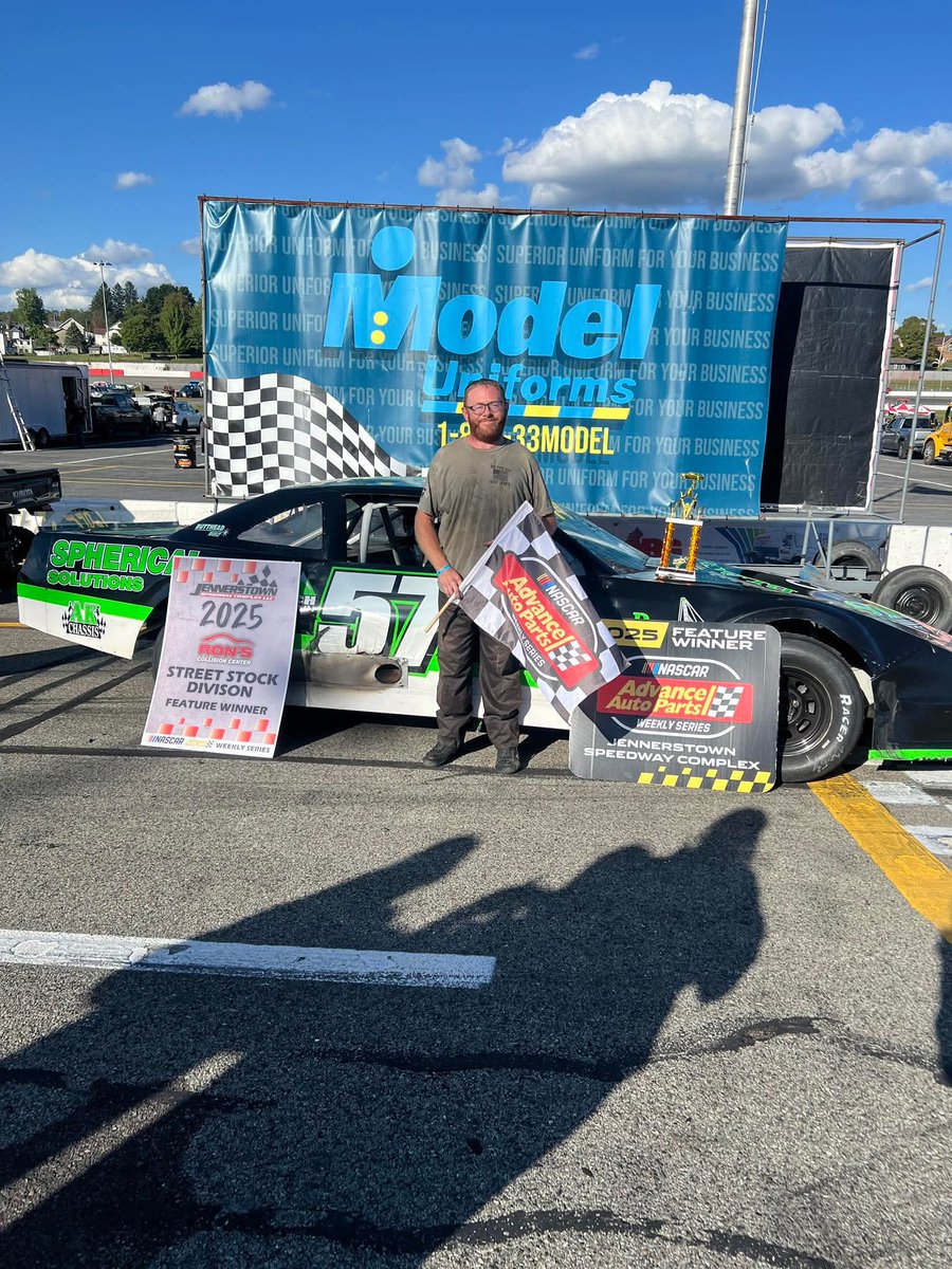jtownspeedway's tweet photo. First Win Alert! 🚨
Andrew Kostelnik battles through a wild start and powers his way to victory in the Rons Collision Street Stock division! 🏁🔥 His first trip to victory lane was anything but easy, but he earned every bit of it. Huge congrats, Andrew! 🙌 https://t.co/iXt5jotfVB