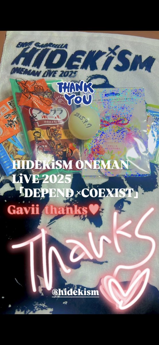 YOSSYISMSG's tweet photo. #HIDEKiSM 最高でした〜
1部、2部 参戦♡楽しめたし、
2回目は特に心に刺さったし泣いた
ライブ行けて良かった
Gaviiさん達もありがとう🫶 https://t.co/tbR0kGquHy