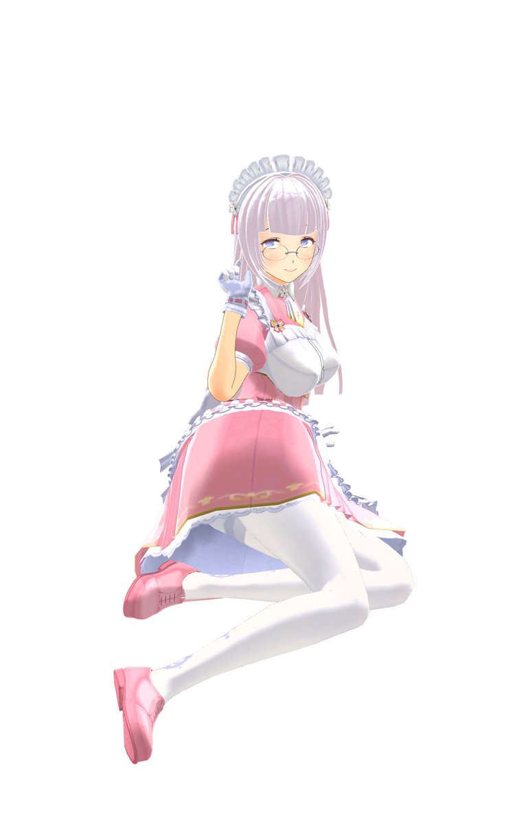 #カスタムキャスト
ピンクメイド長さん | 夢原銀河 #pixiv pixiv.net/artworks/13485…