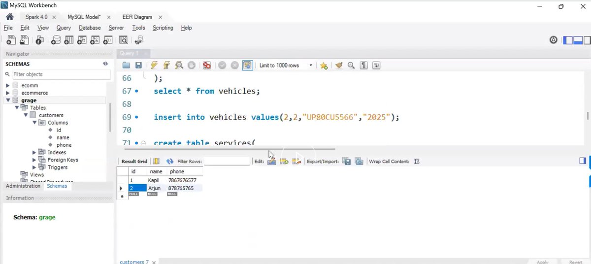 MayankSang253's tweet image. 🚀 Day 13 of my Java Full Stack Journey
🗄️ Built a JDBC project with MySQL
💡 Learned how to connect Java apps with databases, execute queries &amp;amp; manage data.
Step closer to mastering backend development!
#Java #JDBC #MySQL #FullStackDeveloper #100DaysOfCode