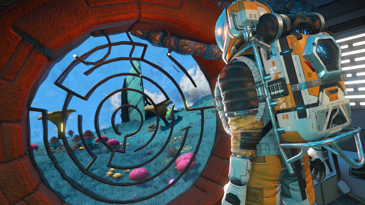 This game is amazing and gorgeous every time you jump in! All the content aside (which is a crazy amount) you can get lost for hours in photo mode. <a href="/NoMansSky/">Sean Murray</a> #NoMansSky