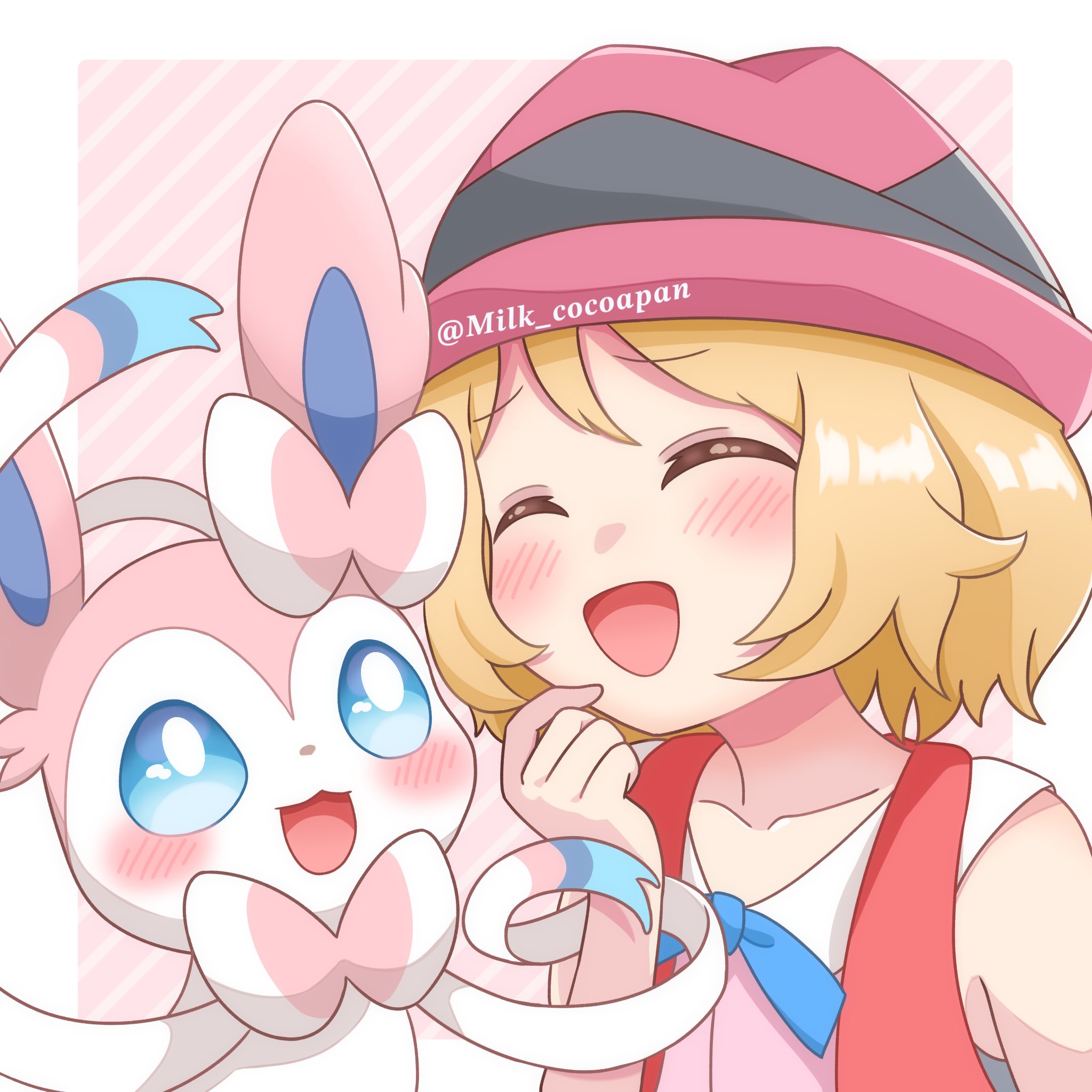 油絵　ぷーちゃんセレナーデ　ピクニックに行くキュートなわんちゃんの家族 今回お上品わんちゃんおふたりのツーショットになります