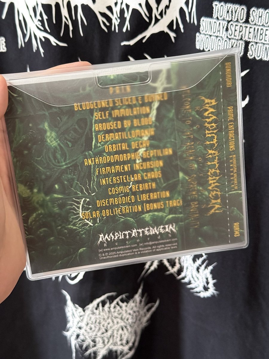 shishineko44225's tweet image. #Nowplaying
#BUNUHDIRI🇲🇾
PRIME EXTRACTIONS:NEUROCOSMIC 
ARCHIVES OF BUNUHDIRI
#compilation
#BrutalDeathMetal