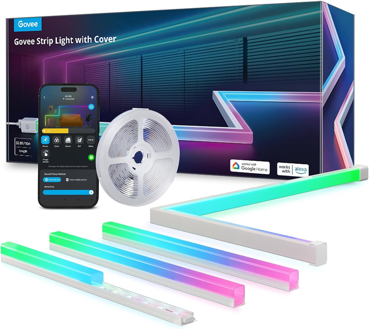 Set the mood 🎶💡 Smart LED strip lights that sync with Alexa &amp; Google Assistant. Perfect for bedrooms, gaming setups, or movie nights.
👉 Shop here: linktr.ee/Babygalcrystal