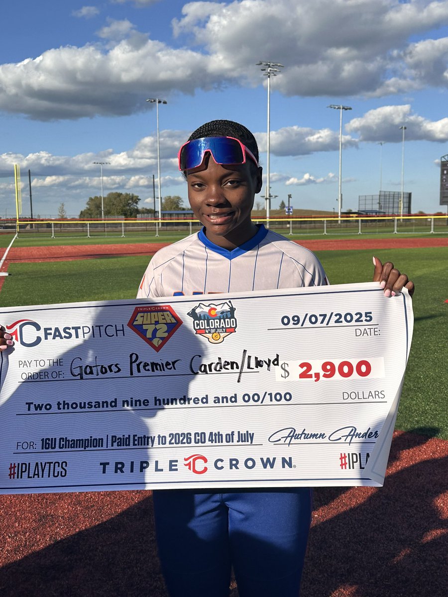 🏆 First tourney with the new squad and we came out on top at the Triple Crown Super 72! Couldn’t ask for a better start. Winning it also punched our ticket to the Sparkler Power Pool 🔥💪 #OnTheRise #TripleCrown <a href="/HBCUSoftball/">HBCU Softball</a> <a href="/MSPtakeover/">Minority Softball Prospects</a> <a href="/SBRRetweets/">Softball Recruiting Reposts</a> <a href="/TCSFastpitch/">TC Fastpitch</a> <a href="/SUsoftball_/">Southern University Softball</a>