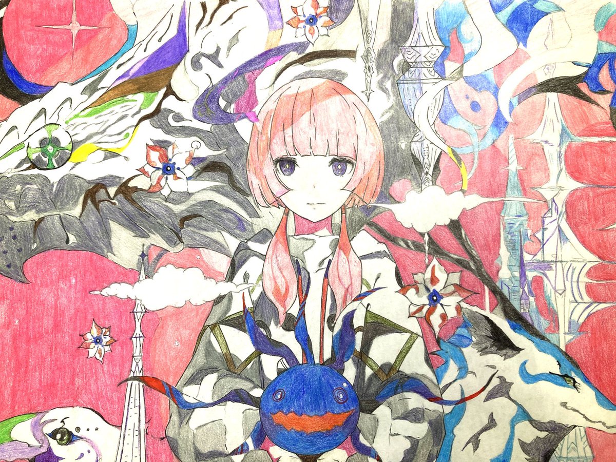 今までの模写見てきたけど、だいぶ頑張るようになったな、、。最初の頃途中で諦めたものたくさんあるってんのに、、、。