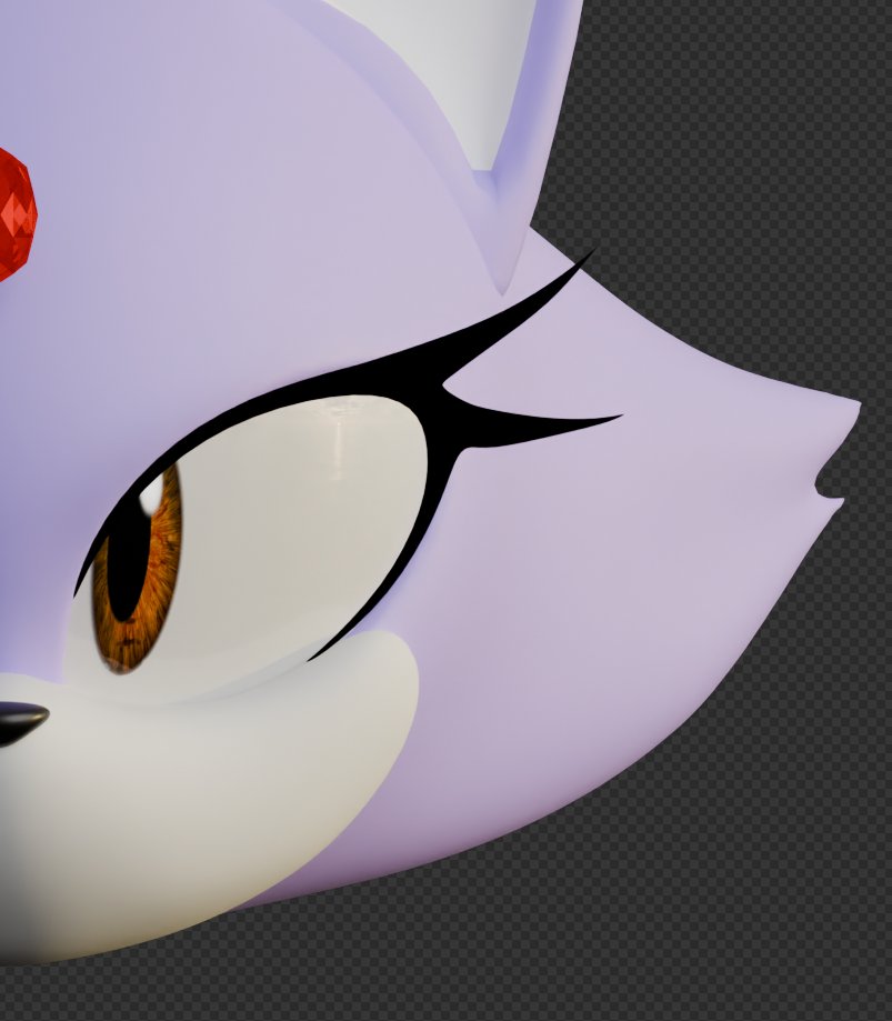 Working on the block out for Blaze! (WIP)
Will show the full WIP tomorrow when I have more done.
#BlazeTheCat #SonicTheHedgehog #b3d