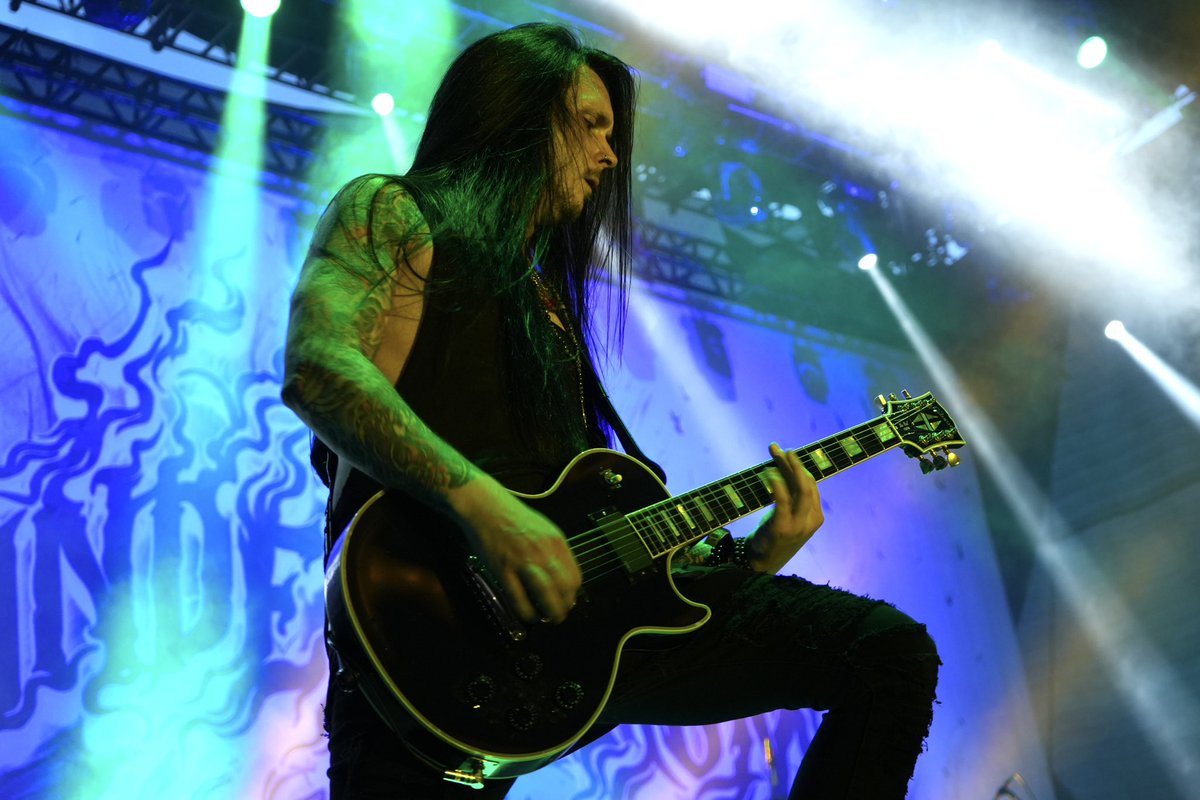 The Crown en estos momentos en el Candelabrum Metal Fest, ¡puro metal sueco! 🇸🇪