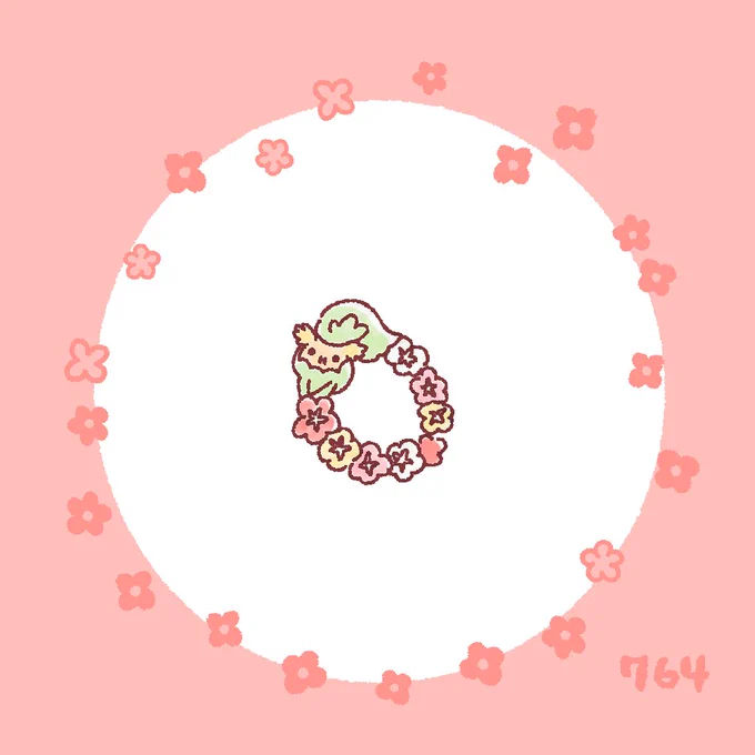 No.764 キュワワ- #ポケモン
