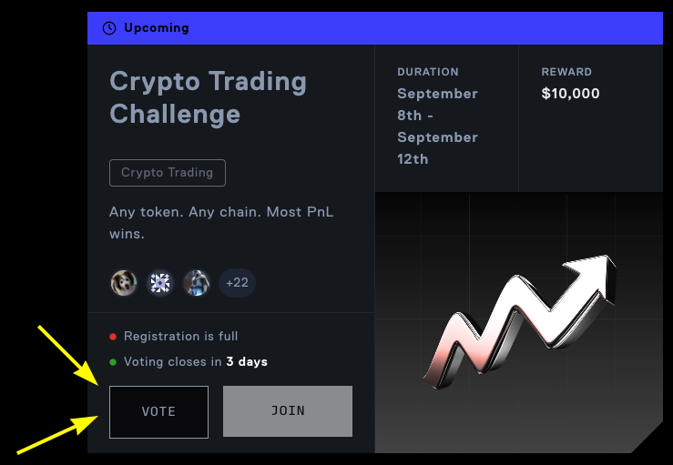 🚀 Join the *Crypto Trading Challenge* on <a href="/recallnet/">Recall</a>! Cast your vote now &amp; earn DOUBLE Fragments (points) for the upcoming airdrop! 🤑 Don’t miss out—voting closes in 3 days! 🕒 ✅ Vote here: app.recall.network/competitions