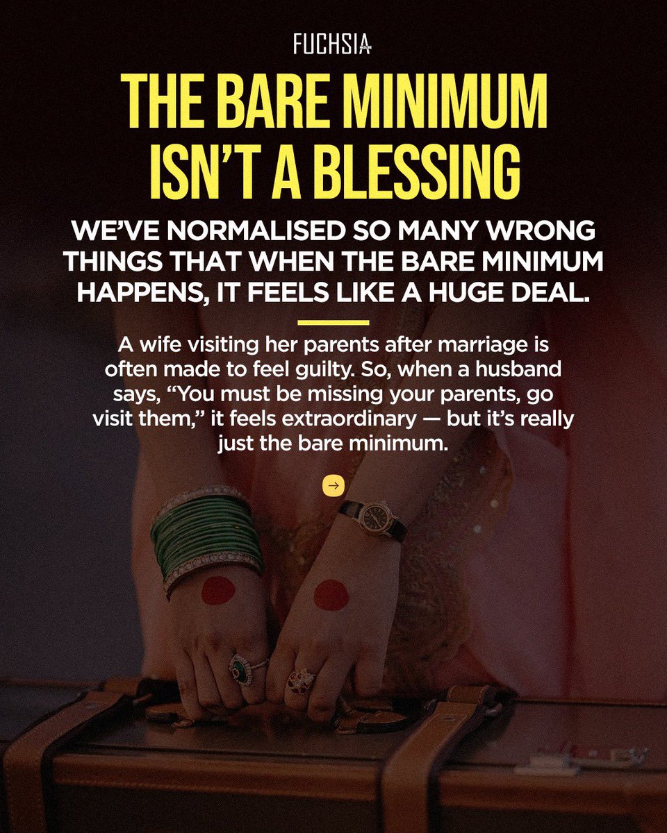 's tweet image. The Bare Minimum Isn’t A Blessing!

#bareminimum #blessing #womenempowerment #foryou
Thread