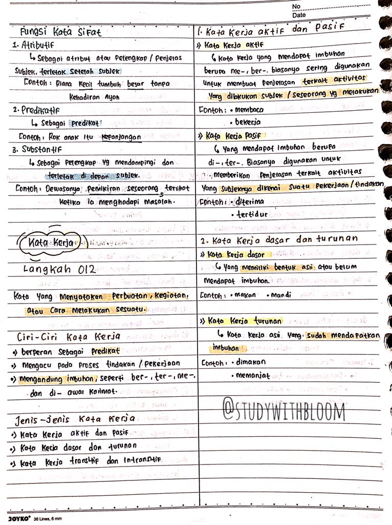 studywithbloom's tweet image. ⋆⭒˚.⋆ Catatan Fundamental Bahasa Indonesia 

📚Materi: Kata Benda,Sifat,Kerja,Ulang,dan Kata Majemuk

𝑙𝑖𝑘𝑒 𝑎𝑛𝑑 𝑟𝑡 𝑦𝑎𝑎!── .✦

#studywithbloom jejak🫧

#studytwt #fundamental #snbt2026 #AMBISVERSE