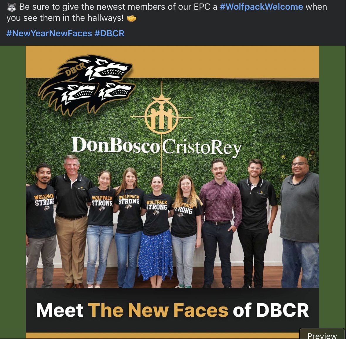 everreforming's tweet photo. @thisisfoster @GraceMosaic The Catholic school that hired him to do youth ministry and teach music posted a picture of him in their swag announcing him in that role on the 27th of August. The wheels to go there, setup classrooms, etc. would have to have been in motion well prior. https://t.co/xymgSRd5ha