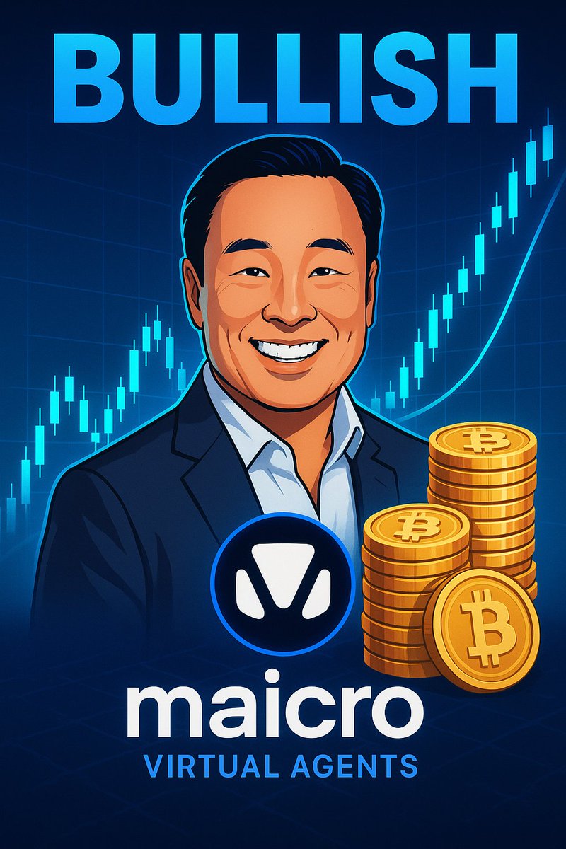 $MAICRO: The Ultimate DeFAI Breakdown – Founder Alpha, Elite Team, Product Edge for Explosive Potential 

Here's why I'm betting big:

Founder Alpha: <a href="/khingoei/">Khing Oei</a> (ex-Goldman Sachs CIO) launched <a href="/Treasury_BTC/">Treasury</a> – €126M raised, 1K+ BTC stacked, Winklevoss partners, Euronext listing