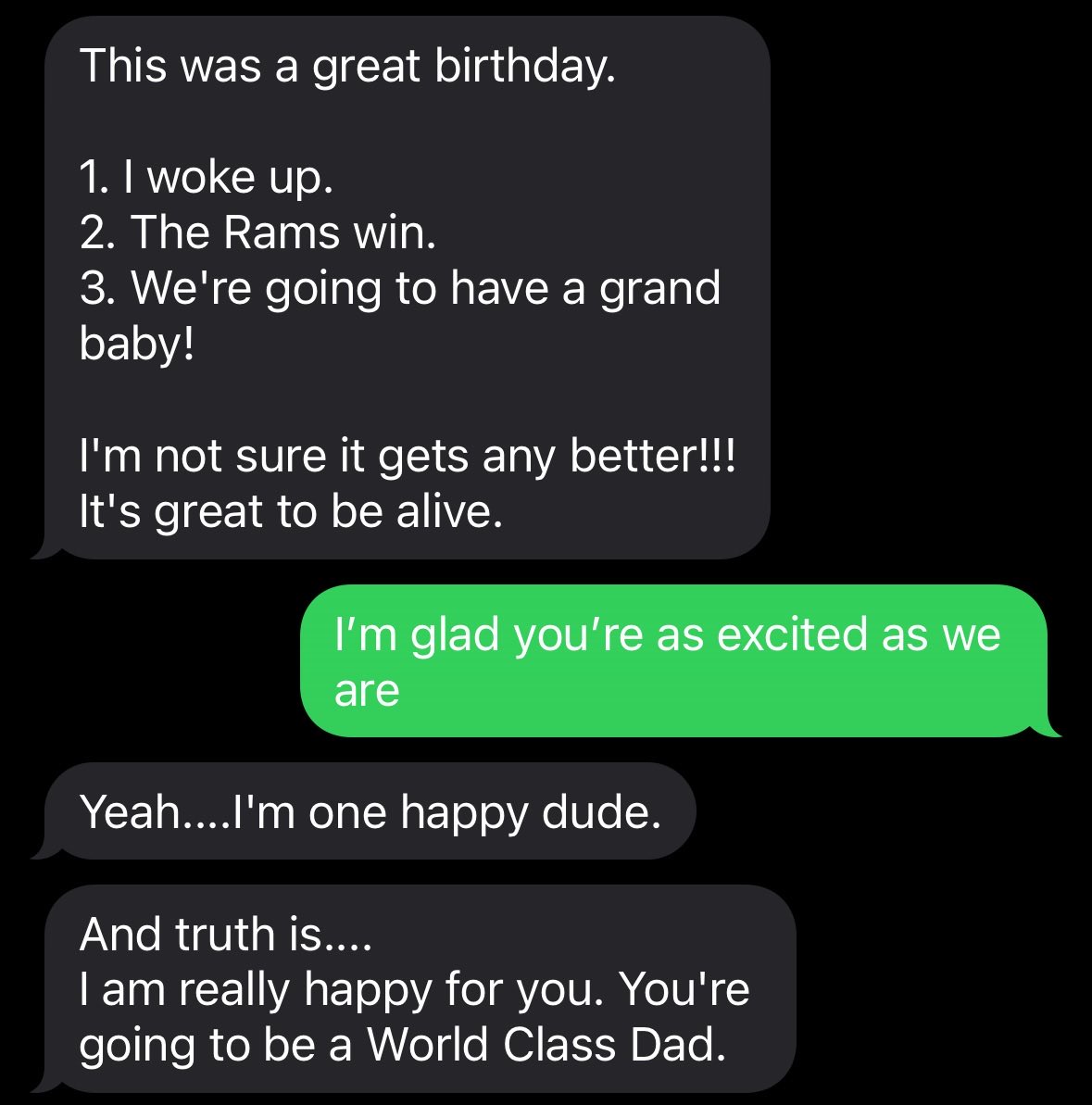 mrwright79's tweet image. Dad telling me he believes in me having my first kid is all the strength I need to know I’m going to be great.