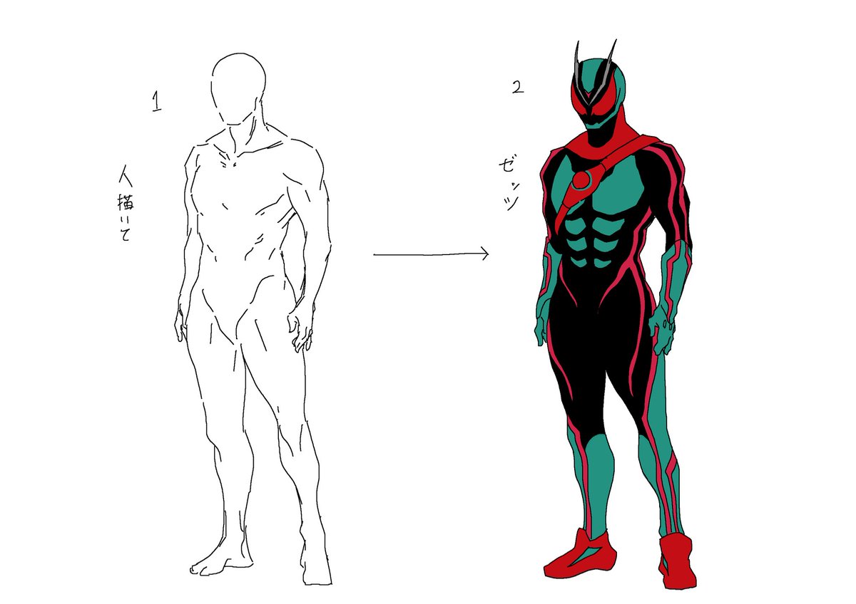 2ステップしかないので史上最も描きやすい