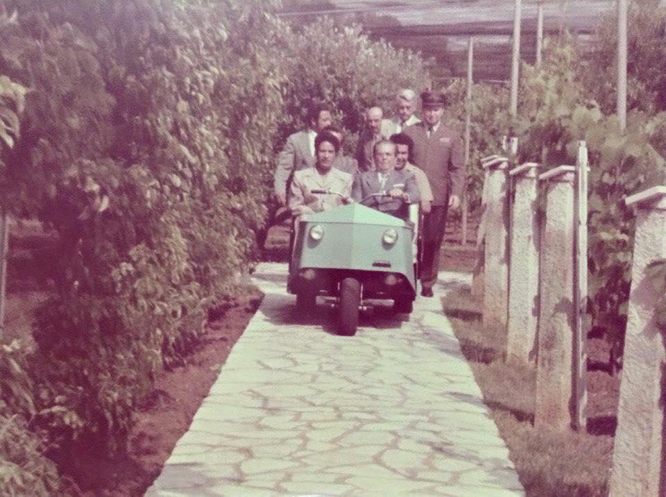 Gaddafi and Tito having a good time