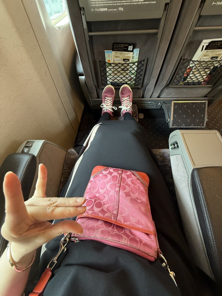 待ってて大阪今いくょぉ🚅💕
新幹線あまり乗る機会なぃからのんびり移動したくて今回こだまにしたんだけどえ、グリーン車ってこんなに快適なんだぁ✨🤤✨特大荷物スペース付きにしたんだけどリクライニングも脚伸ばせるのも良きすぎ🥰💕偶々Disneyの限定車両なのも旅の幸先ょぃょね🪽いてきまぁぁ💫