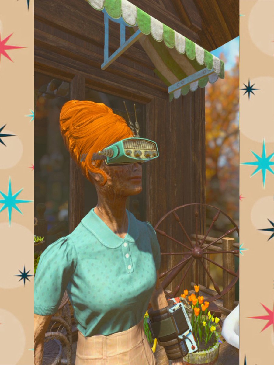 TV glasses 
<a href="/Fallout/">Fallout</a> <a href="/BethesdaStudios/">Bethesda Game Studios</a> #fallout76