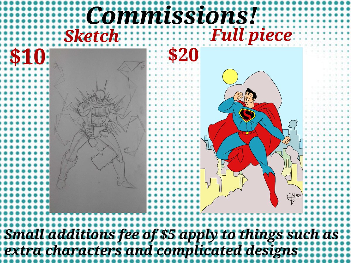 GeoffAMerrill's tweet image. I'm starting commissions and take payment through cashapp and am opening 3 monthly! DM if interested