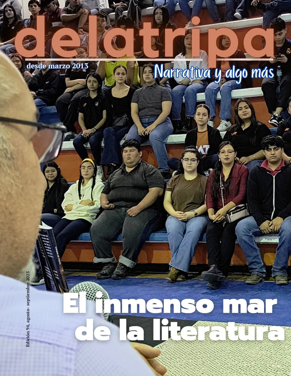 Bienvenida delatripa 94 
"El inmenso mar de la literatura"

Revisa la revista en esta liga:
issuu.com/delatripanarra…

descarga en esta liga:
academia.edu/143835585/dela…