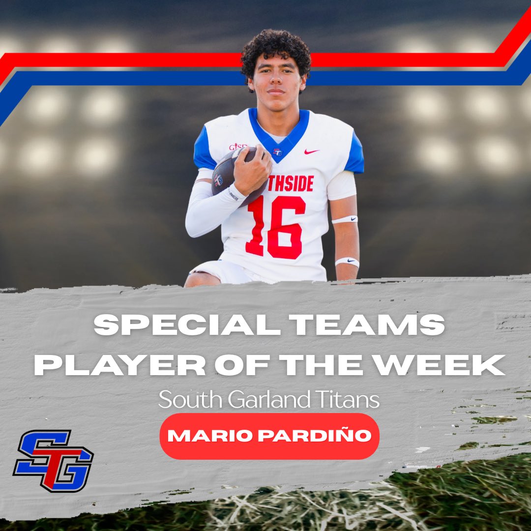 <a href="/mariopardinom/">Mario Pardiño Martinez</a> had an amazing week 1 with 4 solo tackles defensively, 5 receptions for 74 yards offensively and a huge kick off return for a touchdown to bring the Titans back into the game. <a href="/HobbsAntwaun/">Antwaun Hobbs</a> <a href="/mc32_j/">Coach McCullar</a>