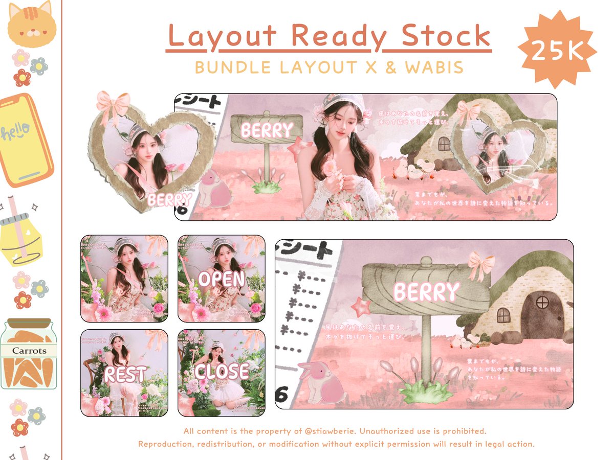 kyeommsalute's tweet photo. help rt please? 🥹🫶🏻

Halo, aku membawa layout ready stock bundle x wabis yh~! Bisa ditake langsungg nih><! 🫶✨

                       [ 25.000/bundle! ] 😻    

+ free retext!
+ get ava png x.
+ get 4 ava wabis.
+ payment qris/e-wallet

#zonauang #zonaba #zonajajan yey https://t.co/LRA1qRxhIE