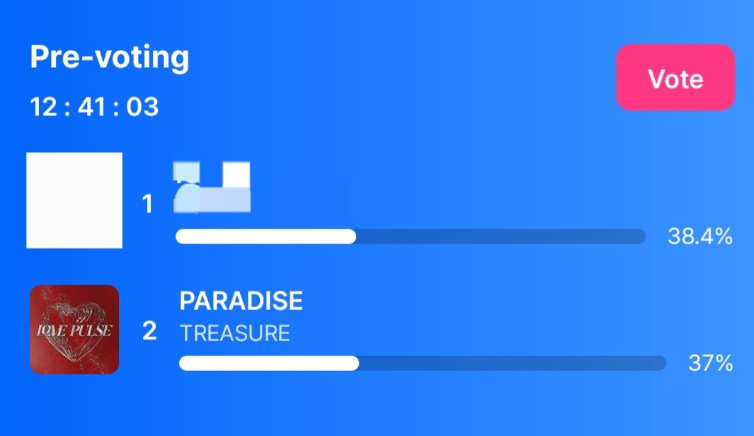 LAST DAY REMINDER

We still have 12hours left, Teumes. Please keep voting on MNETplus app for Mcountdown prevote, let's try to close the gap!!! We can do this together okaaay 🔥🔥

ENDS TODAY 23:59 KST

#트레저 #トレジャー #TREASURE
<a href="/treasuremembers/">TREASURE</a>