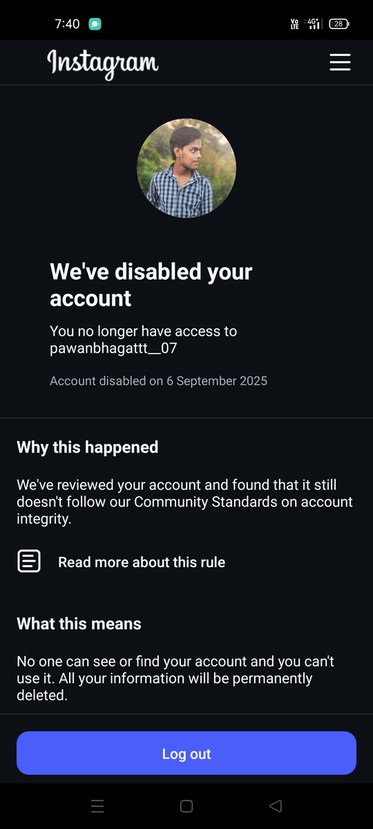 pawan0037's tweet image. My Instagram account (@pawanbhagattt__07) was disabled without any clear reason. I always follow the community guidelines. Kindly look into this and help me get my account back. 🙏

@Instagram
 
@Meta
 
 #AccountDisabled #HelpMeInstagram #InstagramSupport #MetaSupport #BringBack