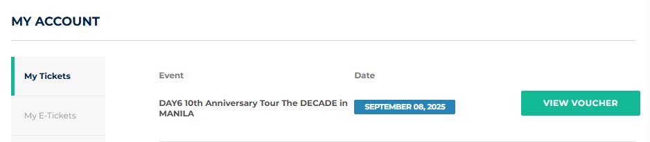 jaembfe's tweet image. ticket securedddd huhuhu got super busy lang pero see you next year day6 and friends 😭😭