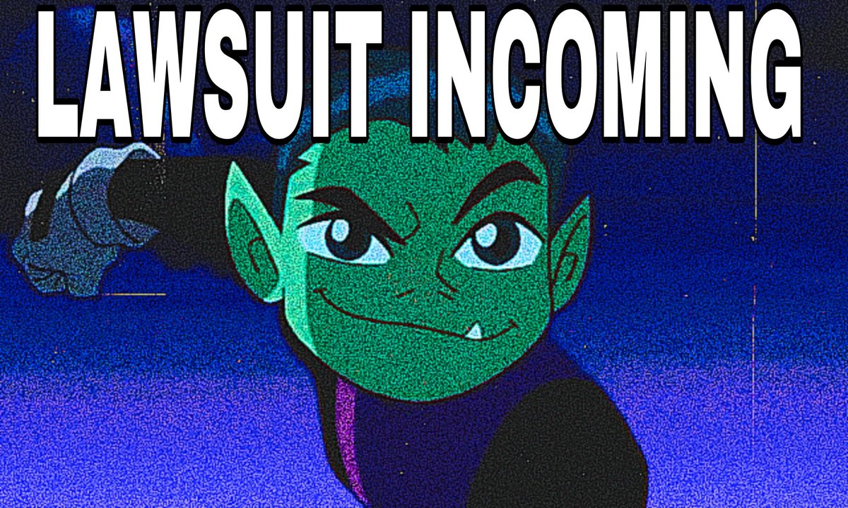 DHR FIGHTER STUDIOS 💥 (@devinhughe6280) on Twitter photo <a href="/WBHomeEnt/">Warner Bros. Entertainment</a> y'all done lost your minds you finna get a lawsuit incoming #gregcipes #teentitans #titansgo #beastboy
See here: youtu.be/Nhgli7eEXYQ <a href="/WBHomeEnt/">Warner Bros. Entertainment</a> y'all done lost your minds you finna get a lawsuit incoming #gregcipes #teentitans #titansgo #beastboy
See here: youtu.be/Nhgli7eEXYQ