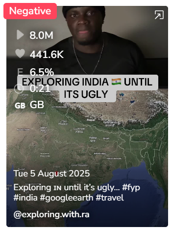 KutnitiFNDTN's tweet photo. TikTok isn’t in India. But India is all over TikTok.
Just this month, videos about India got 7.2 BILLION views.
Here are the Top 10 most-watched India videos in August🌍👇
#India #TikTok https://t.co/lthQxTzLgQ