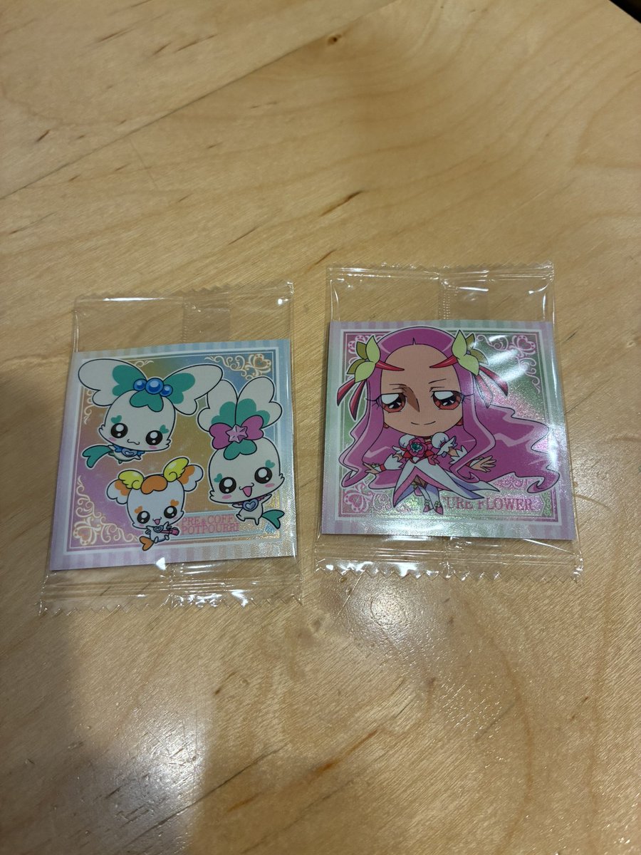 【交換】プリキュア　にふぉるめーしょん プリキュアオールスターズ シールウエハース2 

譲→シプレ&amp;コフレ&amp;ポプリ　キュアフラワー

求→キュアサンシャイン

郵送にて交換。検索からもお声がけください。