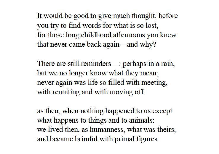 isidro_li's tweet image. Rainer Maria Rilke (translated by Edward Snow)