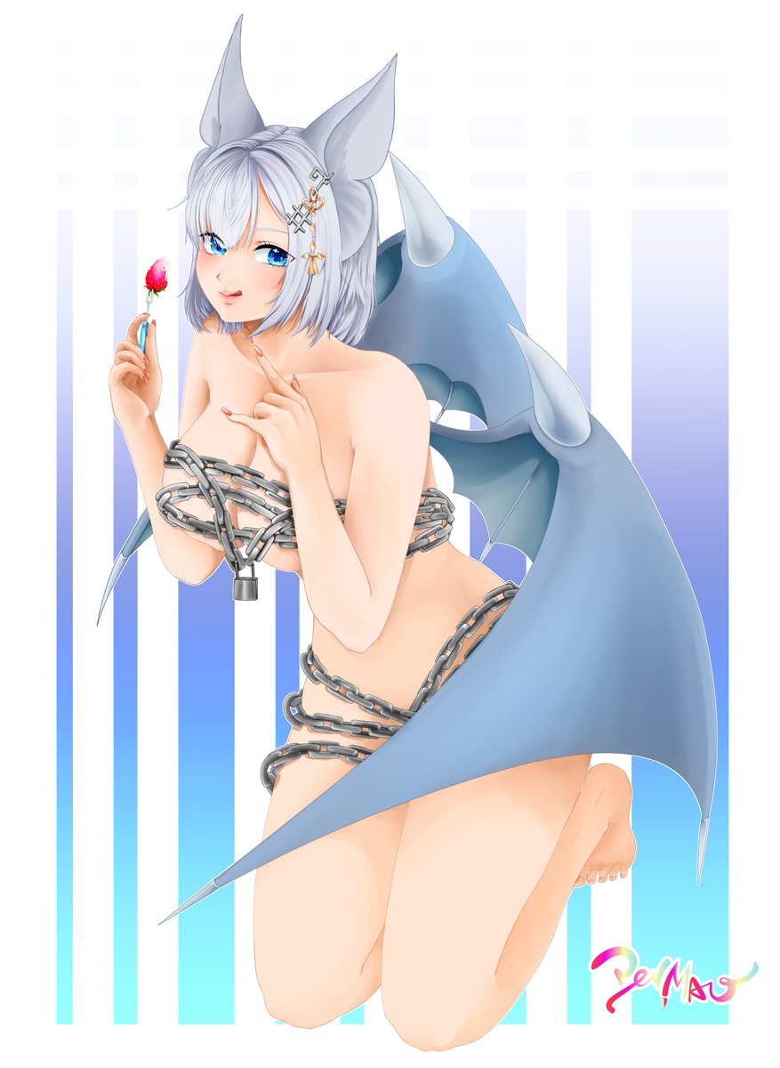 cerisbeech's tweet image. Hey guys, check this out! x.com/JustMawiee made this amazing work! Yes, that's Indy in a chain bikini, literally, lul.