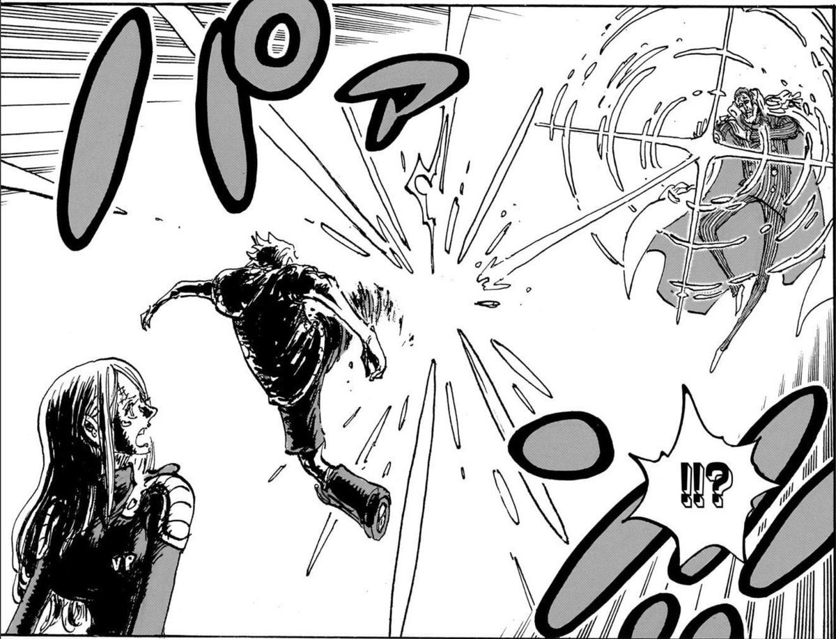サンジが黄猿の光蹴れたのは、サンジの覇気が黄猿の覇気より上回っているから？
#onepiece