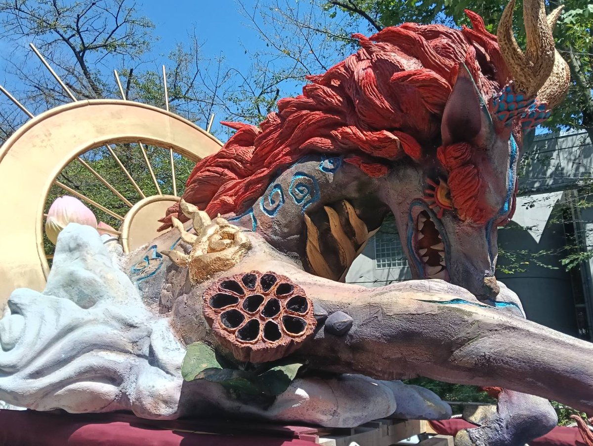 Snow_Rush's tweet photo. 先週土曜日は上野で開催していた「藝祭」に行ってきました！

神輿がみんな力作揃いで圧倒されましたが、暑いのになんせ混雑半端ないです！（＾＾； https://t.co/A1vAqhR1MJ