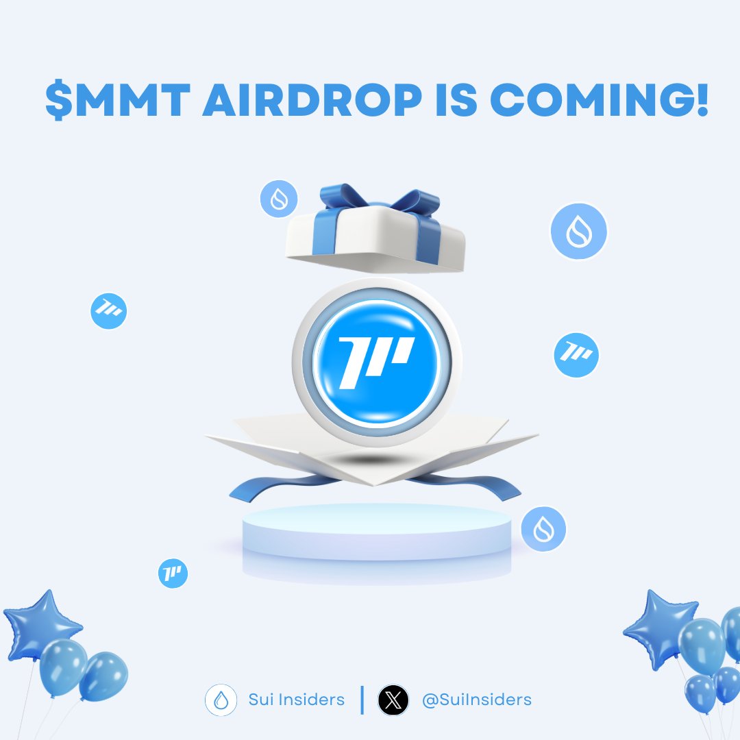 Sui Insiders💧 (@suiinsiders) on Twitter photo $MMT AIRDROP IS COMING!🪂
Stake, earn daily, and invite friends for +20% airdrop. What’s your current rank? 👀
Are you ready?🧐
Like, RT and Drop your #SUI wallet address 👇
#Sui #SuiNetwork <a href="/blastdotfun/">blast.fun 🪖</a> $MMT AIRDROP IS COMING!🪂
Stake, earn daily, and invite friends for +20% airdrop. What’s your current rank? 👀
Are you ready?🧐
Like, RT and Drop your #SUI wallet address 👇
#Sui #SuiNetwork <a href="/blastdotfun/">blast.fun 🪖</a>