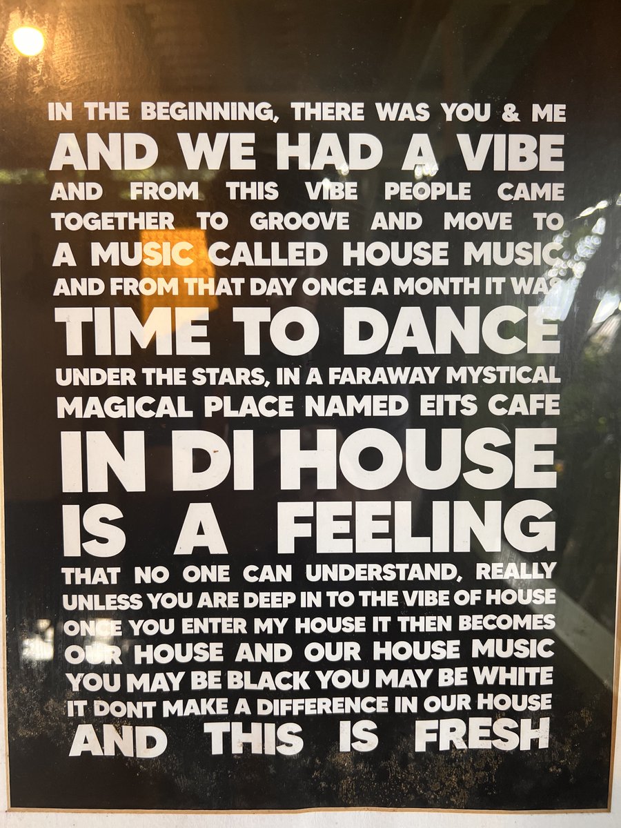 Y aquí nació el House. Un sitio espectacular! EITS!
