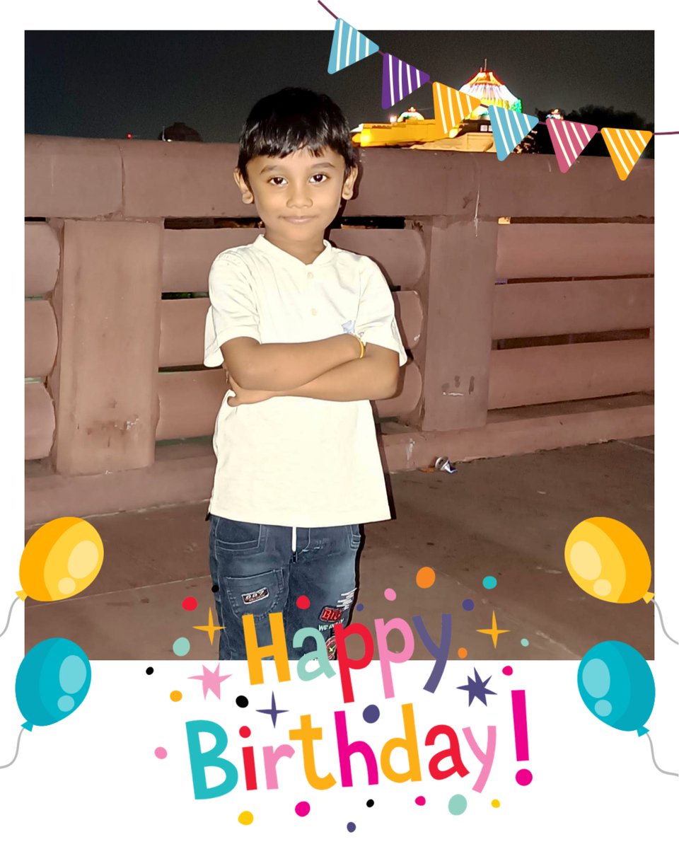 मेरे प्यारे बेटे रौनक को जन्मदिन की ढेर सारी शुभकामनाएँ।
आपका भविष्य आपकी मुस्कान की तरह उज्ज्वल और सुंदर हो। ईश्वर आपको सफलता और अच्छे स्वास्थ्य का आशीर्वाद दे।
✨💐♥️💫🎂🎂🎂
#HappyBirthday